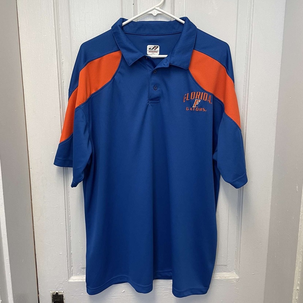 Florida Gators J America Athletics Blue Polo